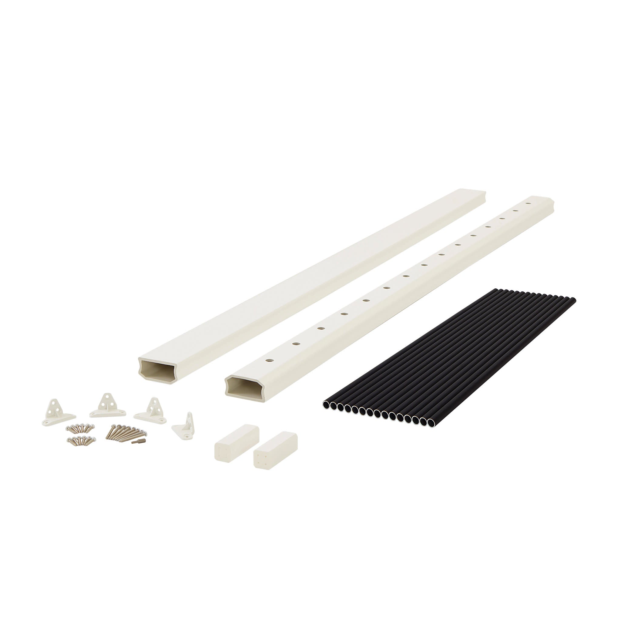 Rail Kit Brio Line Round Baluster Fiberon Composite Decking Railing Furniture And More 1318